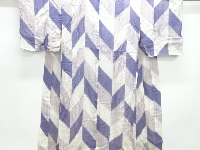 JAPANESE KIMONO / ANTIQUE JUBAN FOR SUMMER / ARROW FEATHER